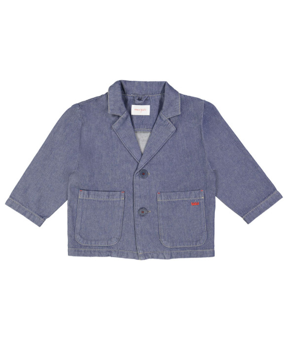 blazer jean bleu
