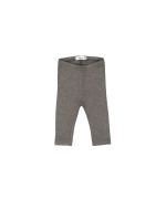 legging mini côte gris foncé