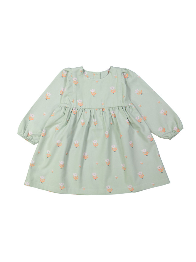 Robe fleur menthe