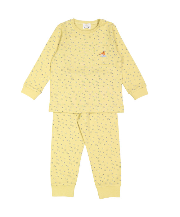 Pyjama renard jaune