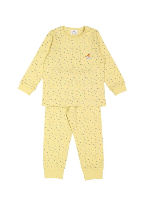 Pyjama renard jaune