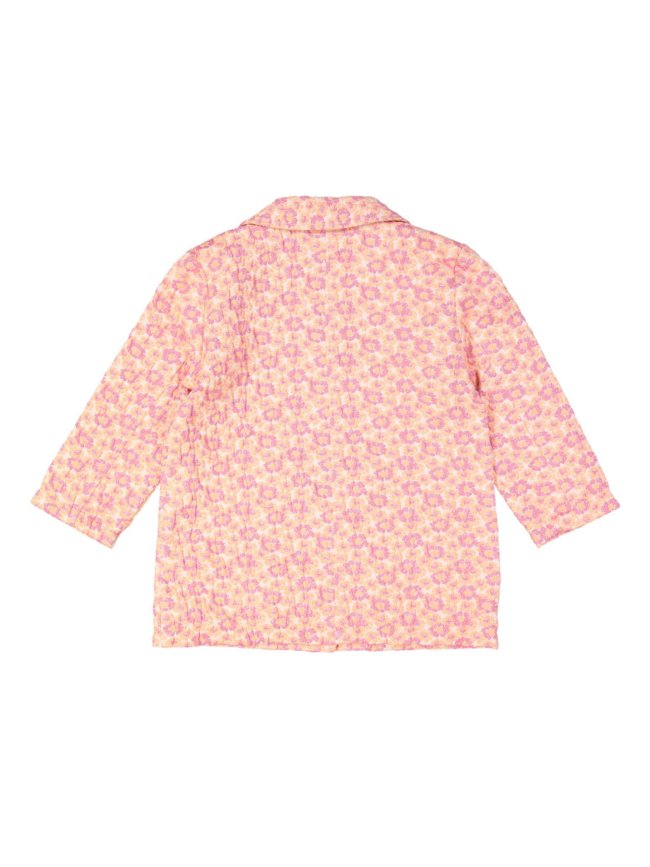 blazer lurex flowers fuchsia