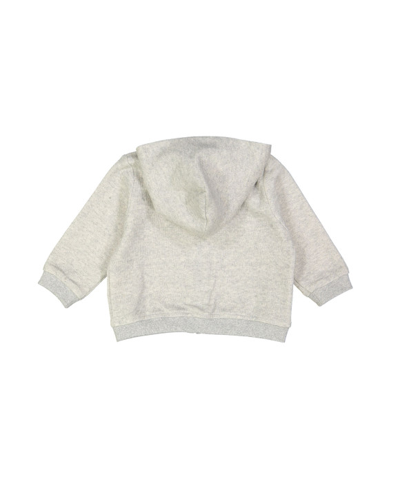 gilet capuchon mini gris