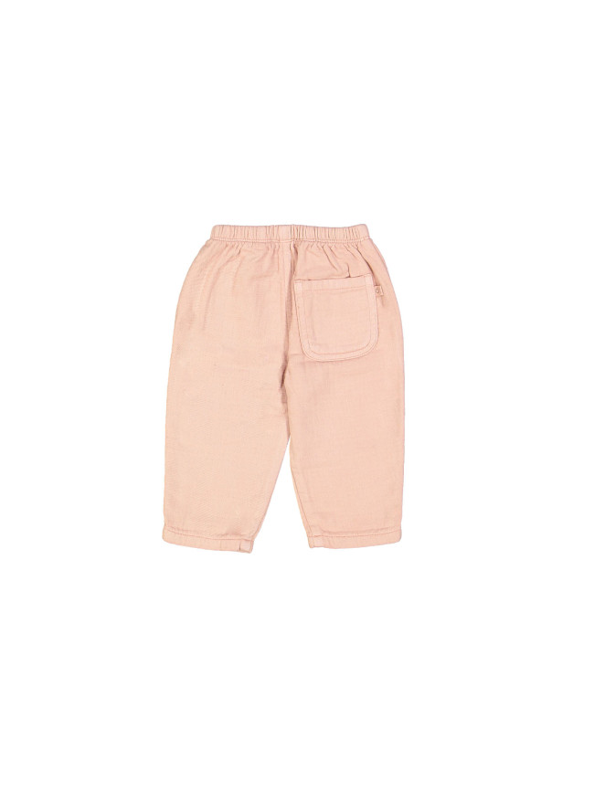 Pantalon confortable vieux rose