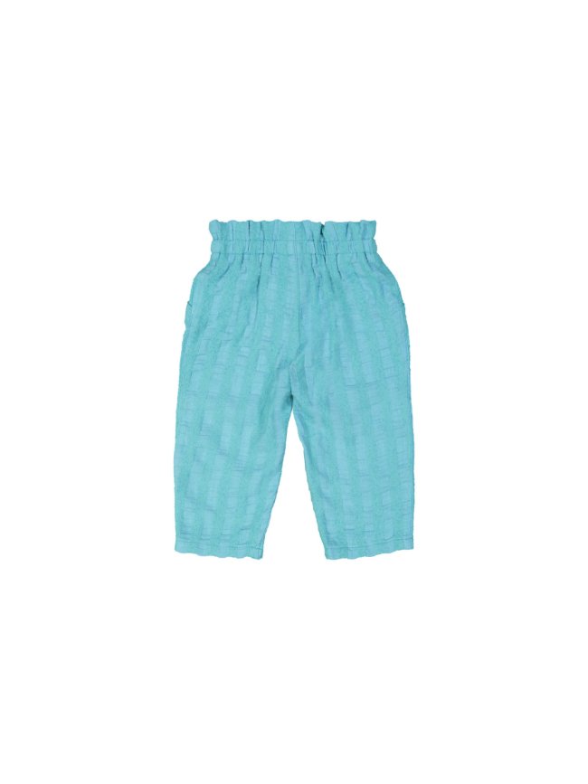 petit pantalon paperbag vert