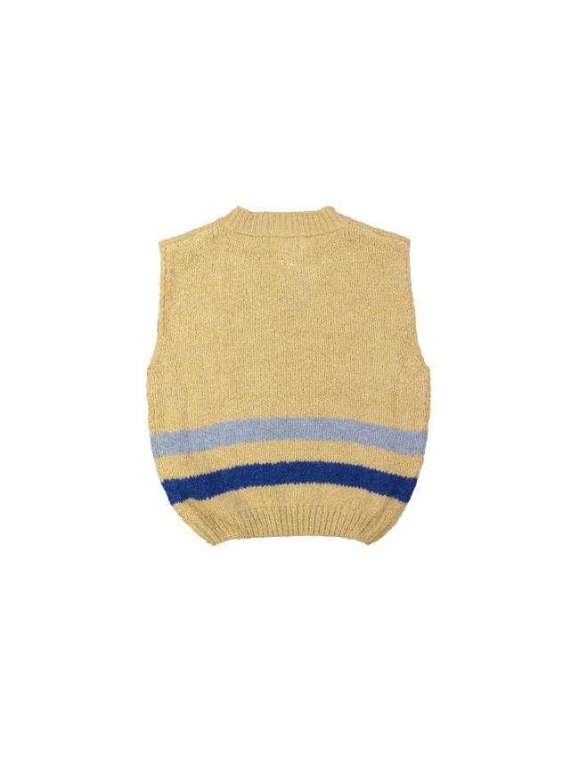 Debardeur rayé beige