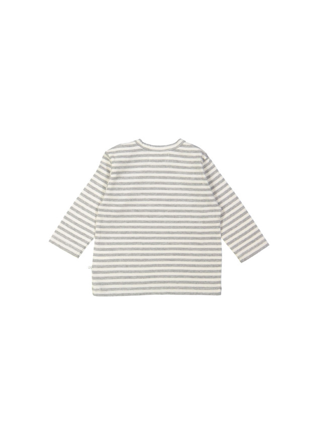 T-shirt rayé gris