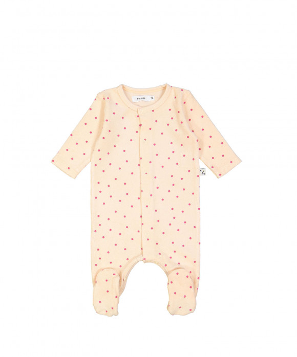 blush éponge à pois de pyjama