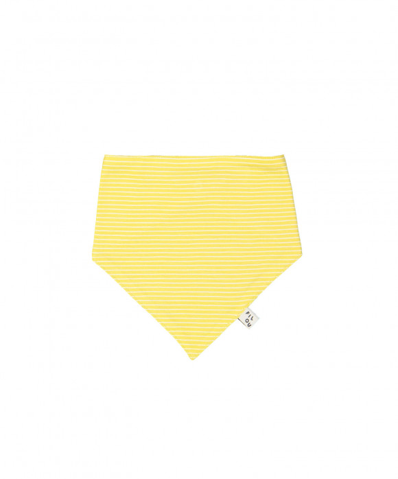 écharpe rayé jaune