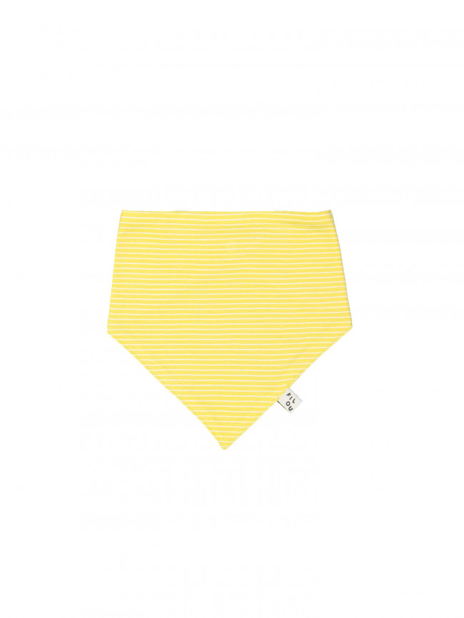 écharpe rayé jaune
