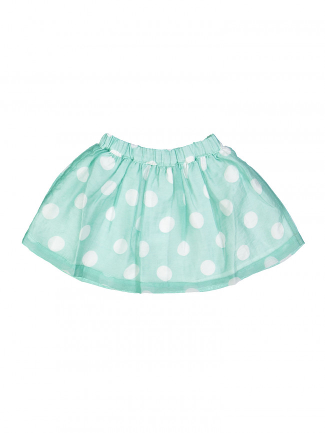 jupe dots vert clair