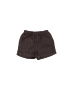 short rayures marron