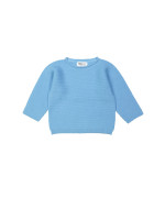 Pull bleu laine mérinos