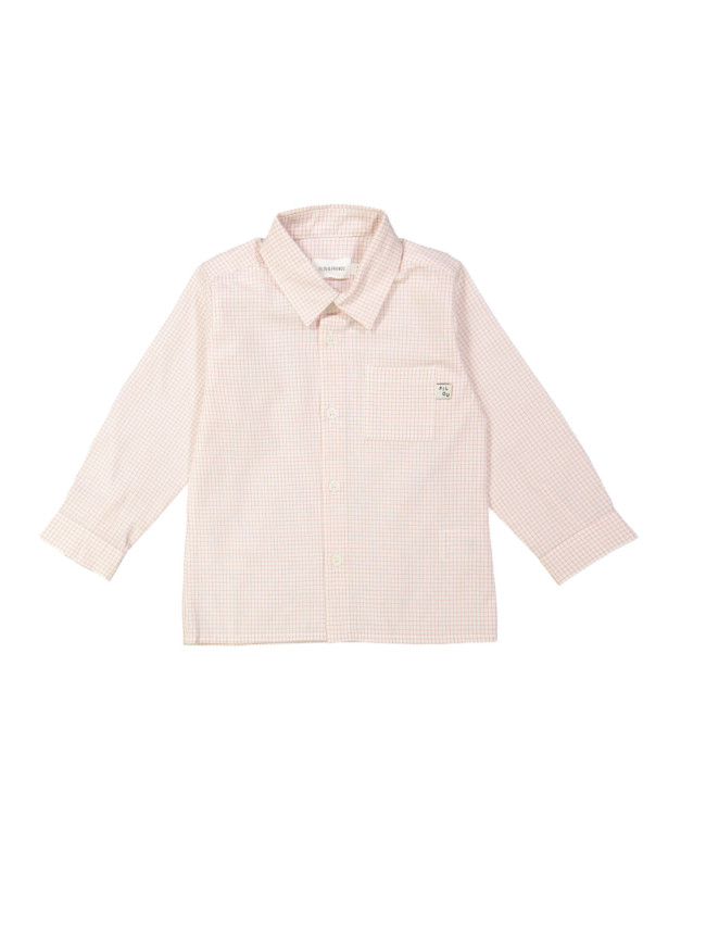 Chemise carreaux bordeaux