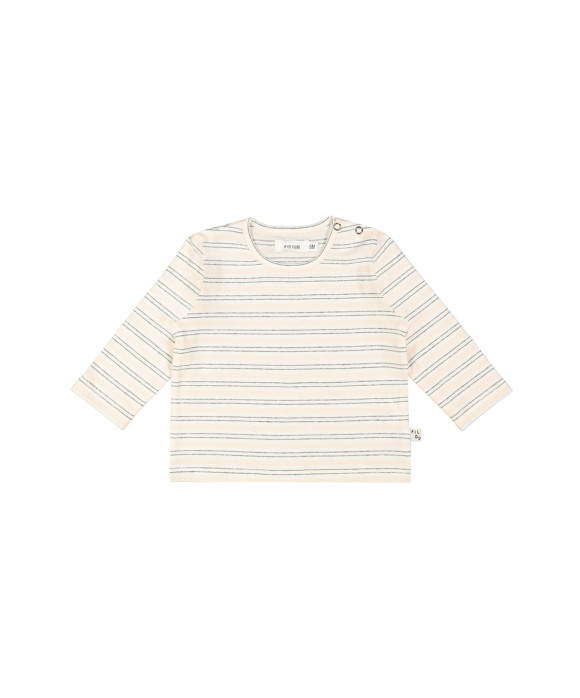 t-shirt mini rayure rose clair