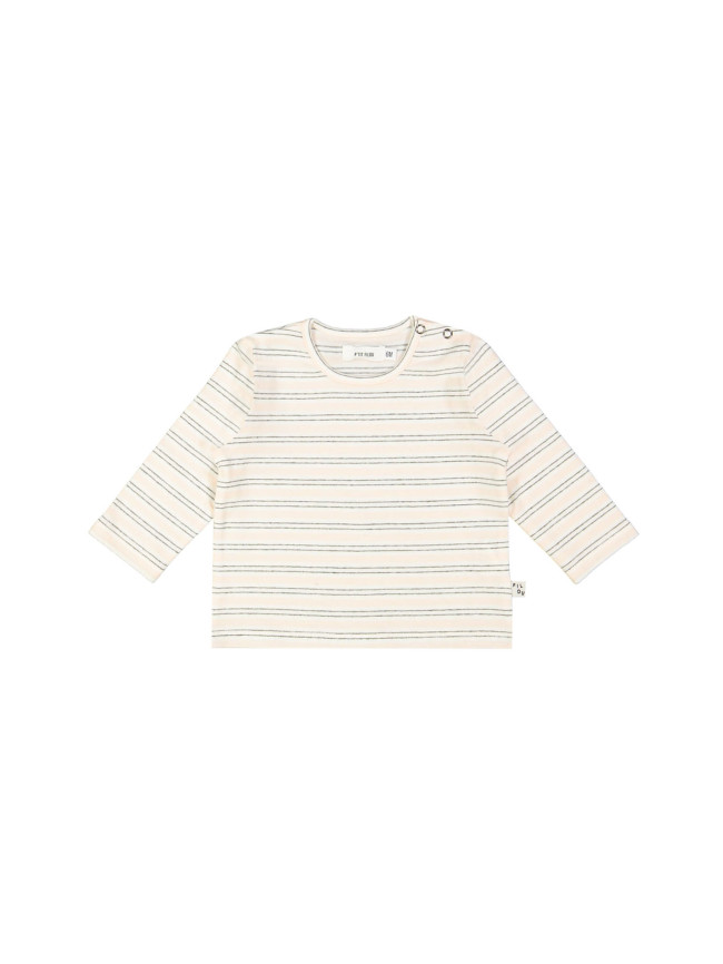 t-shirt mini rayure rose clair