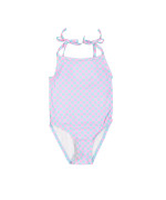 maillot de bain checks rose