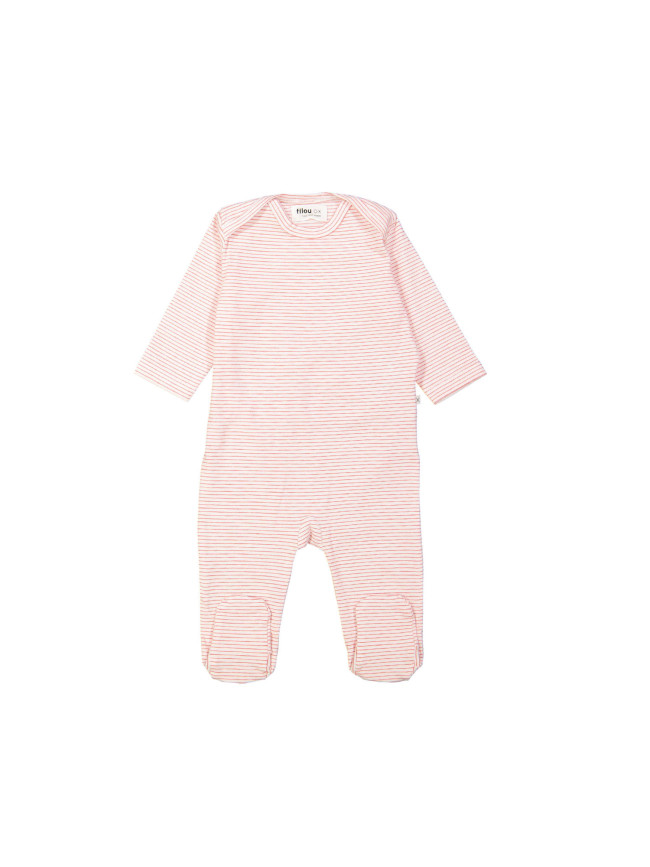 Pyjama rayé rouge