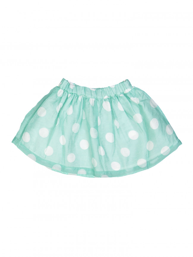 jupe dots vert clair