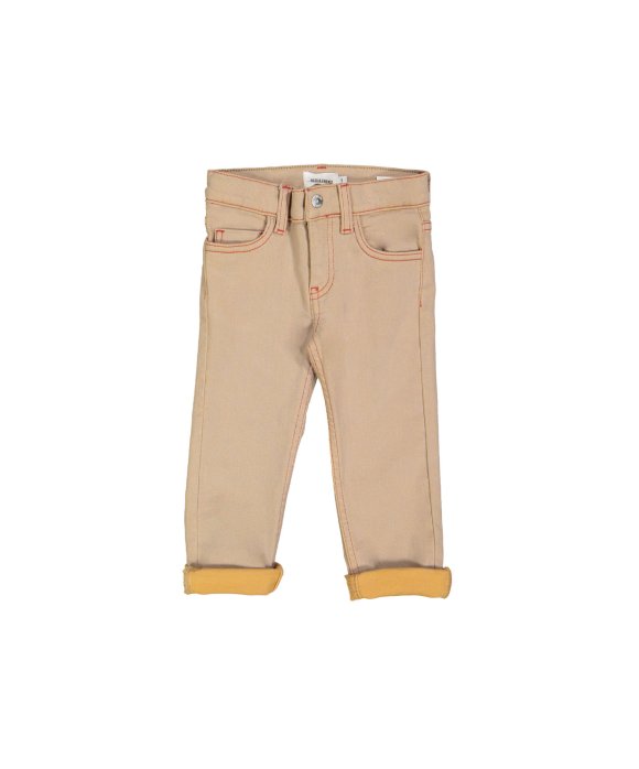 Jeans régulier zip beige