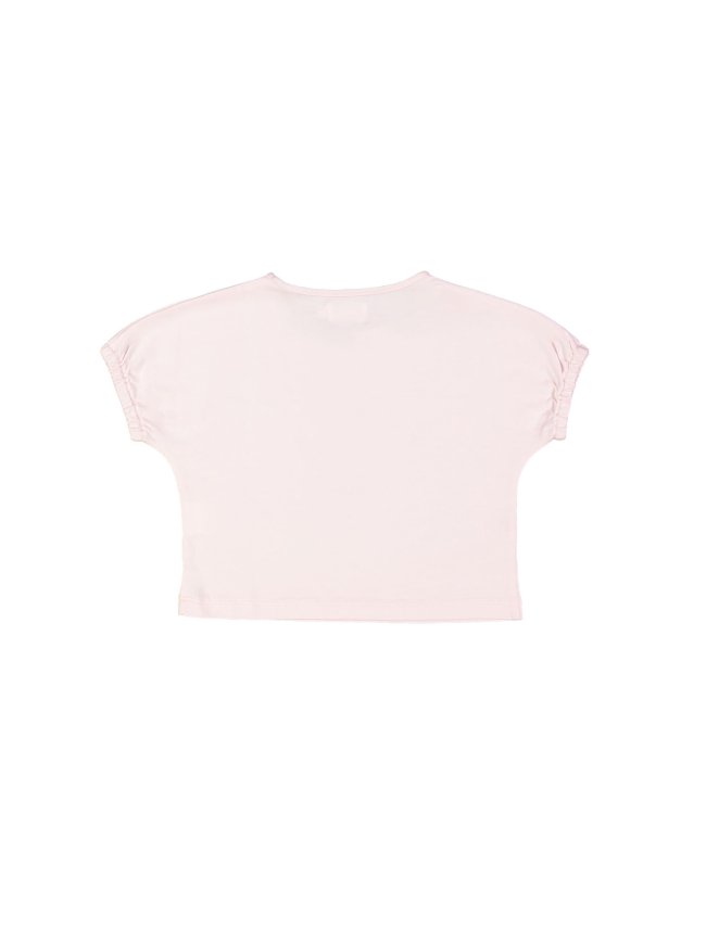 T-shirt fille rose clair