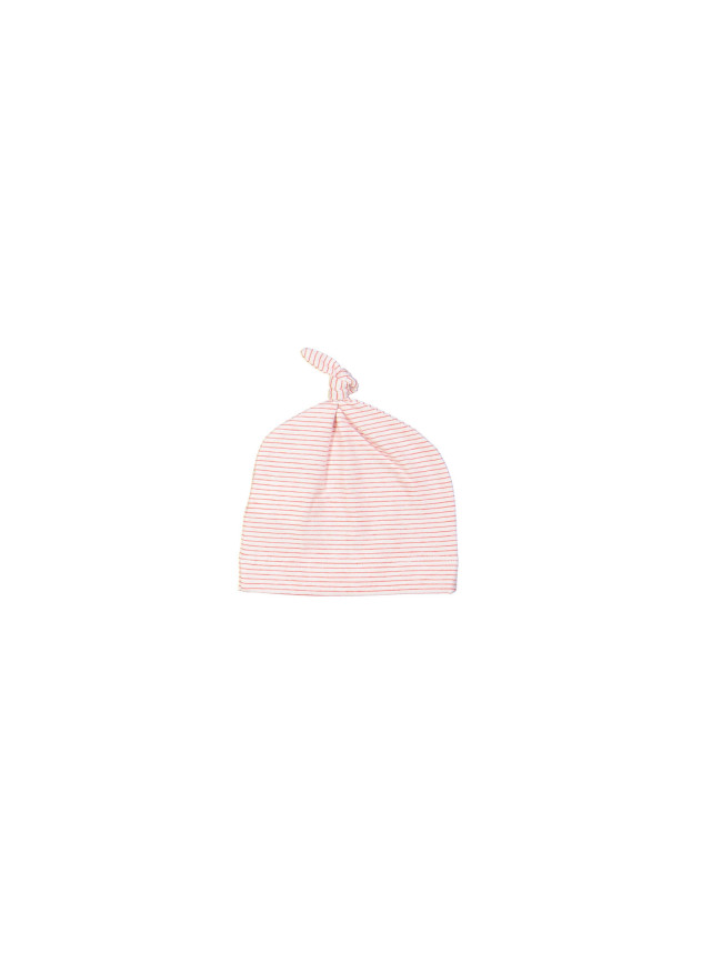 Bonnet rayé rouge