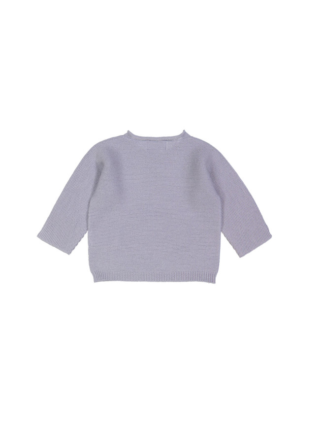 Pull gris-bleu