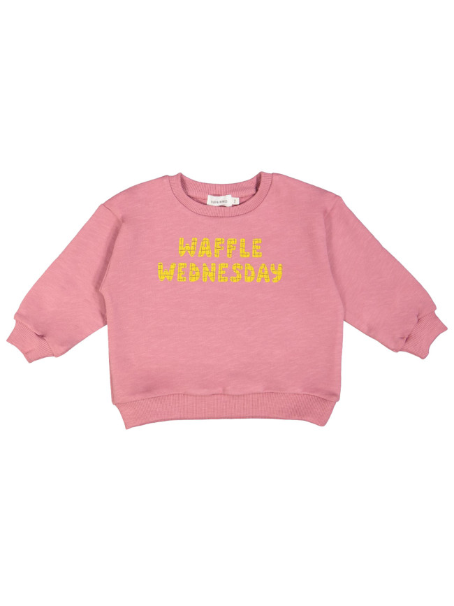 Sweater waffle oudroze 03j