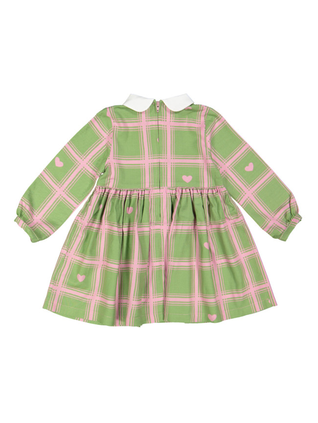 dress check heart green