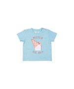 t-shirt mini slub ice guy azuurblauw 09m