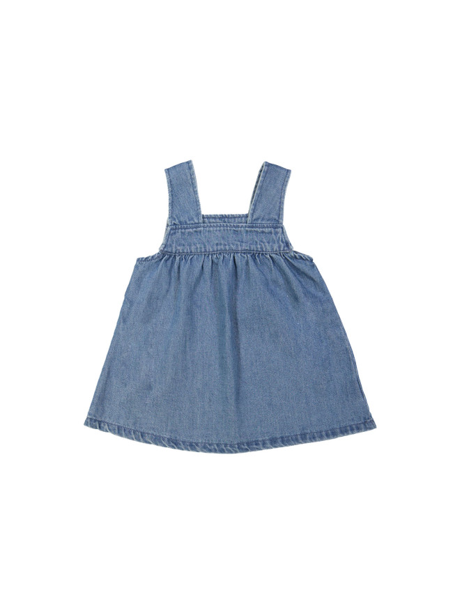 Robe en jean stone bleach