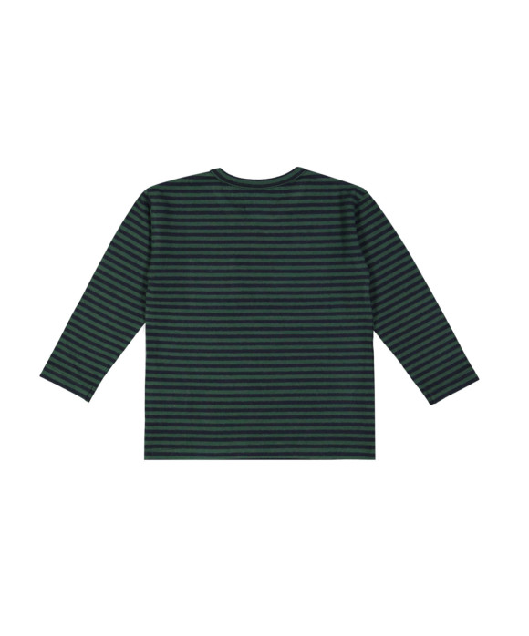 t-shirt streep groen