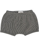 short zwart fijne ecru streep 09m .