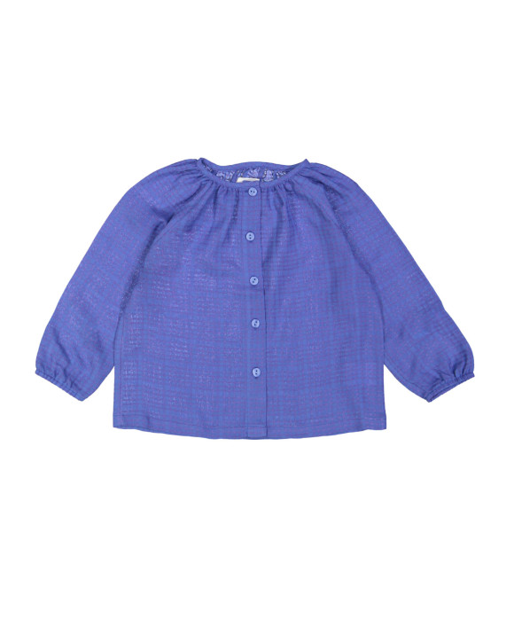 Blouse check lavender