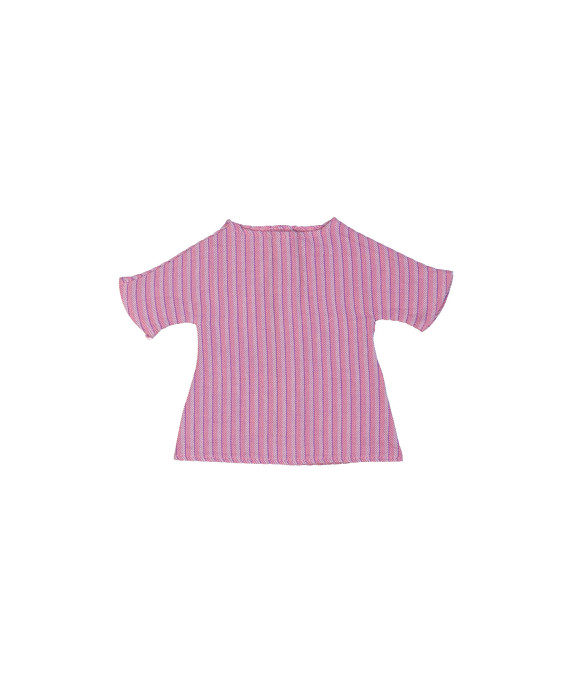 doll dress stripe pink