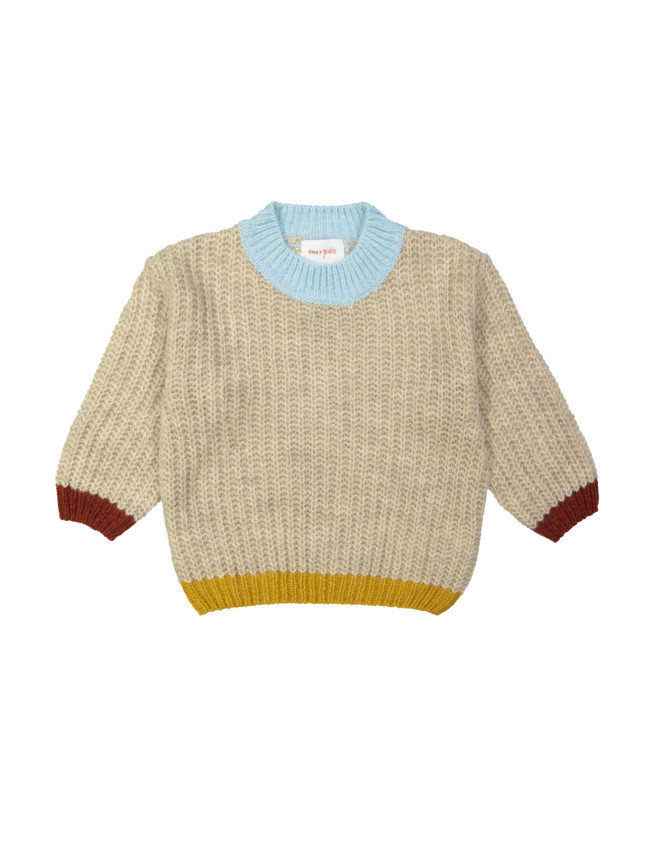 Pull beige 12m-18m