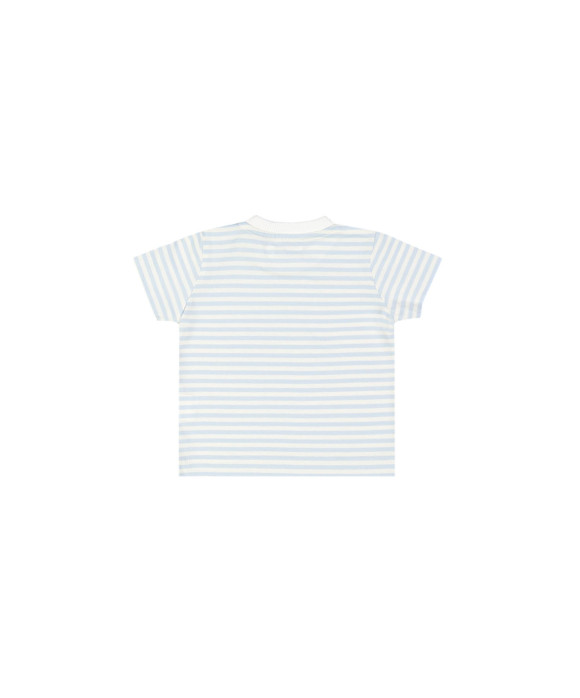 t-shirt mini stripe sea star light blue