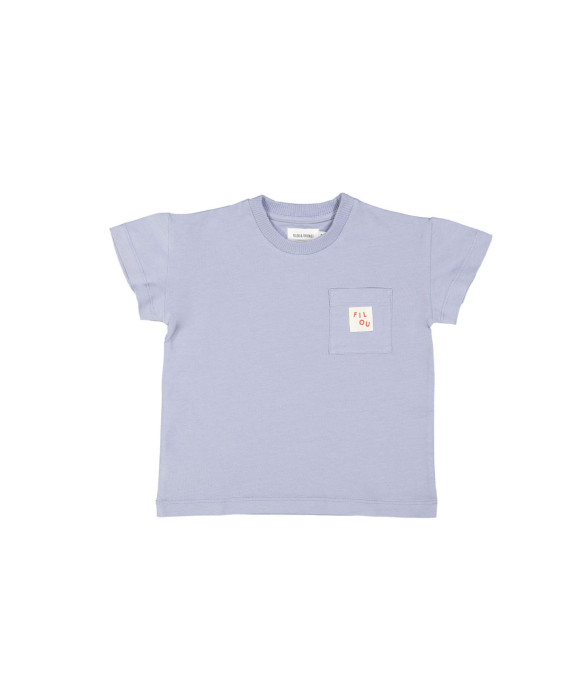 T-shirt gris-bleu