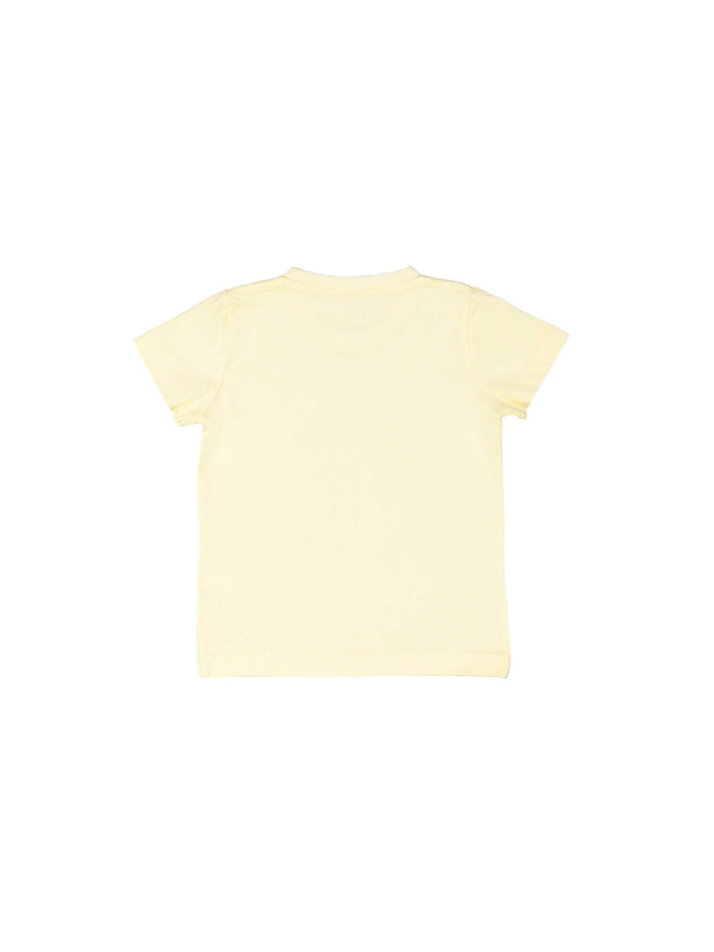 t-shirt shuttle ping pong geel 02j