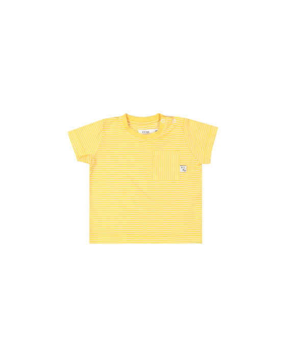 t-shirt mini streep oranje