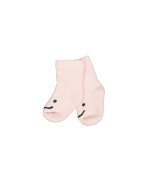 socks baby smile pink