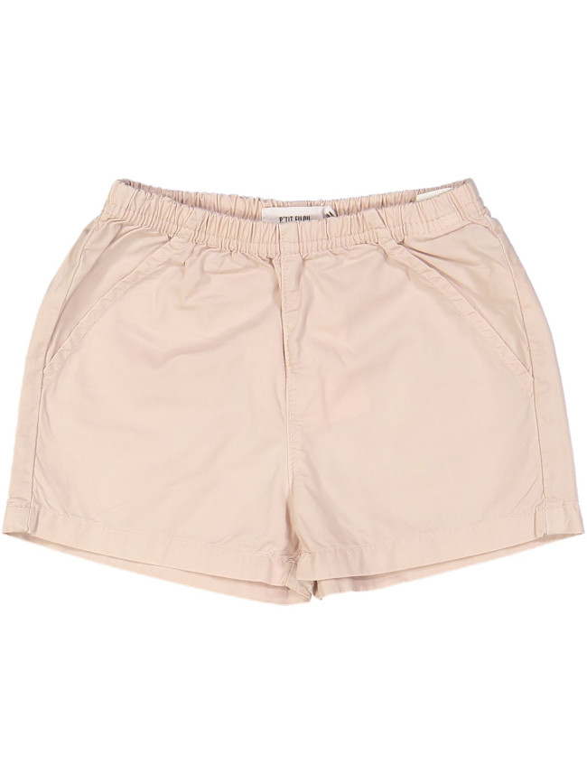 short beige effen 12m