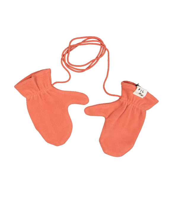 Gants polar rouge