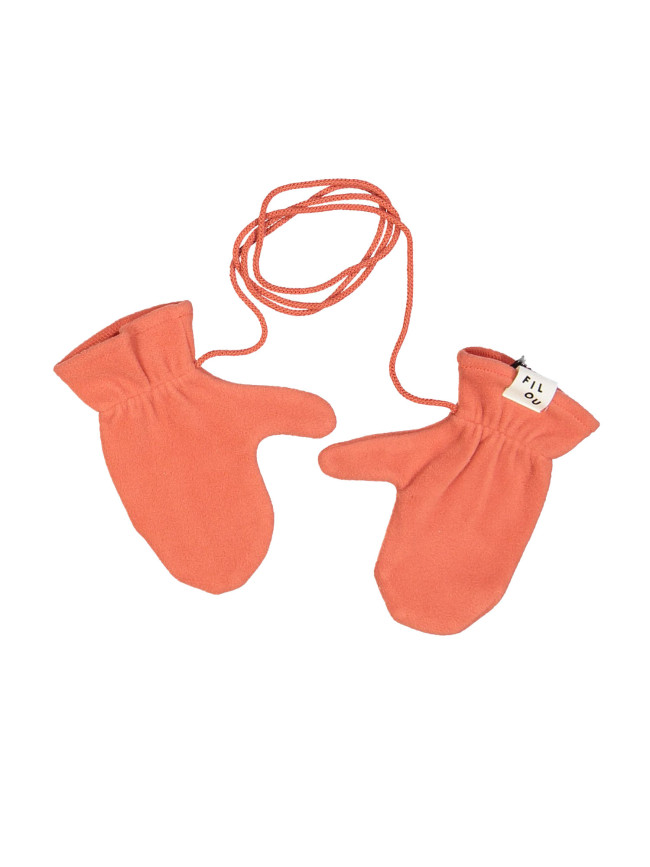 Gants polar rouge