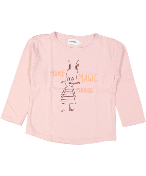 t-shirt roze magic bunny 03j