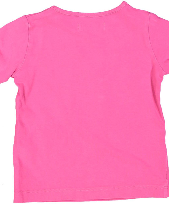 t-shirt roze furry coat 02j