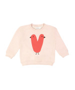 sweater lovebirds lichtroze 10j