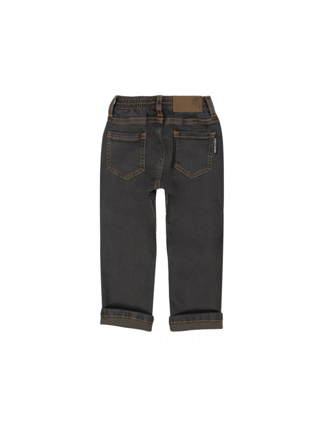 jeans grijs regular contrast bruin 02j