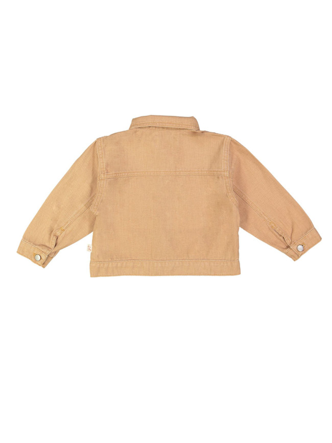 Veste en jean camel