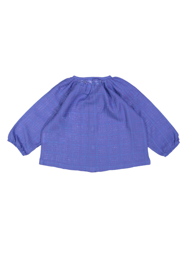 Blouse mini check lavender